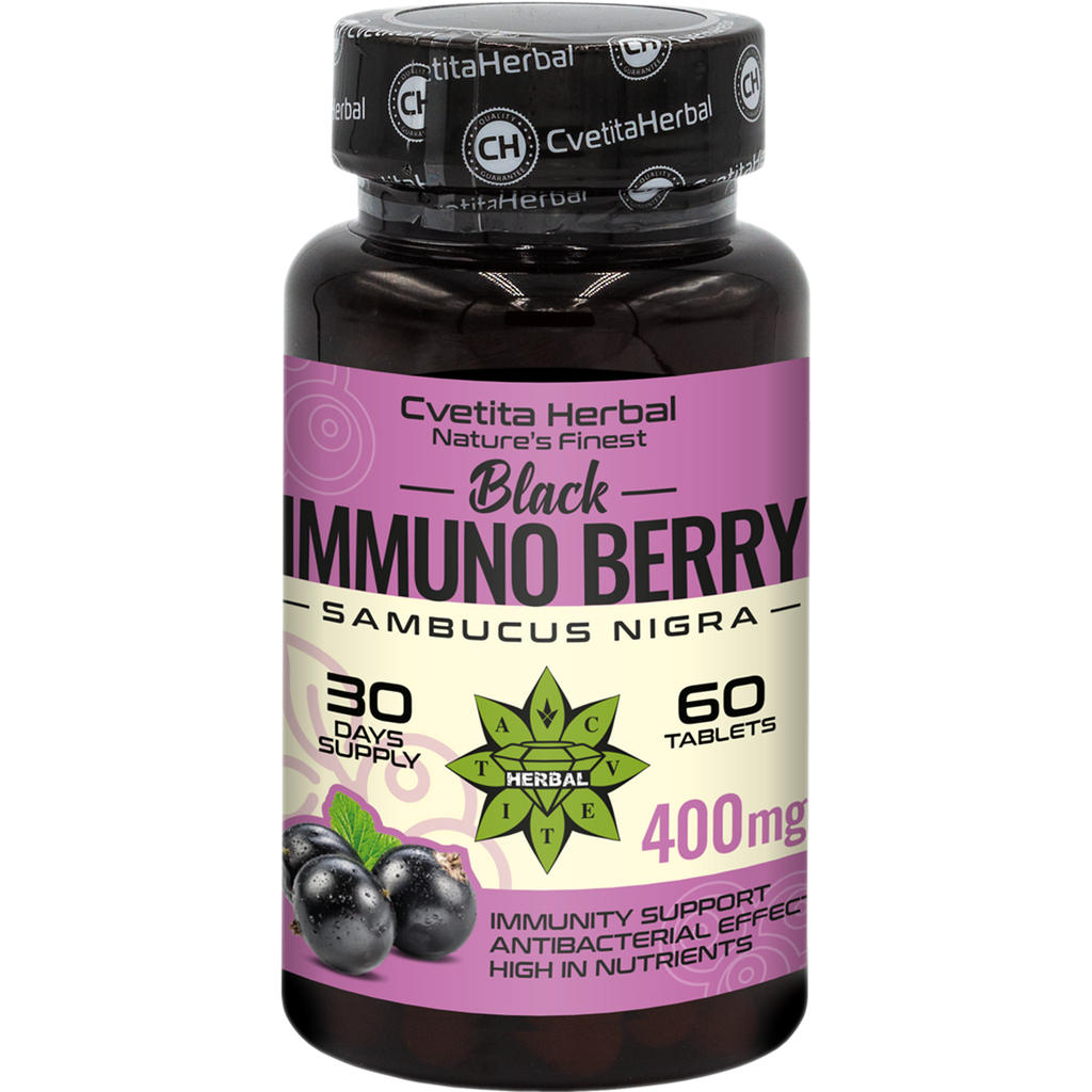 Fekete Bodza Kivonat - Black Immuno Berry (60 tabletta)