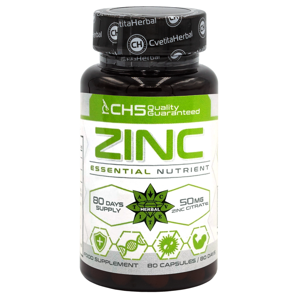Cink Citrát - Zinc (80 kapszula x 50 mg)