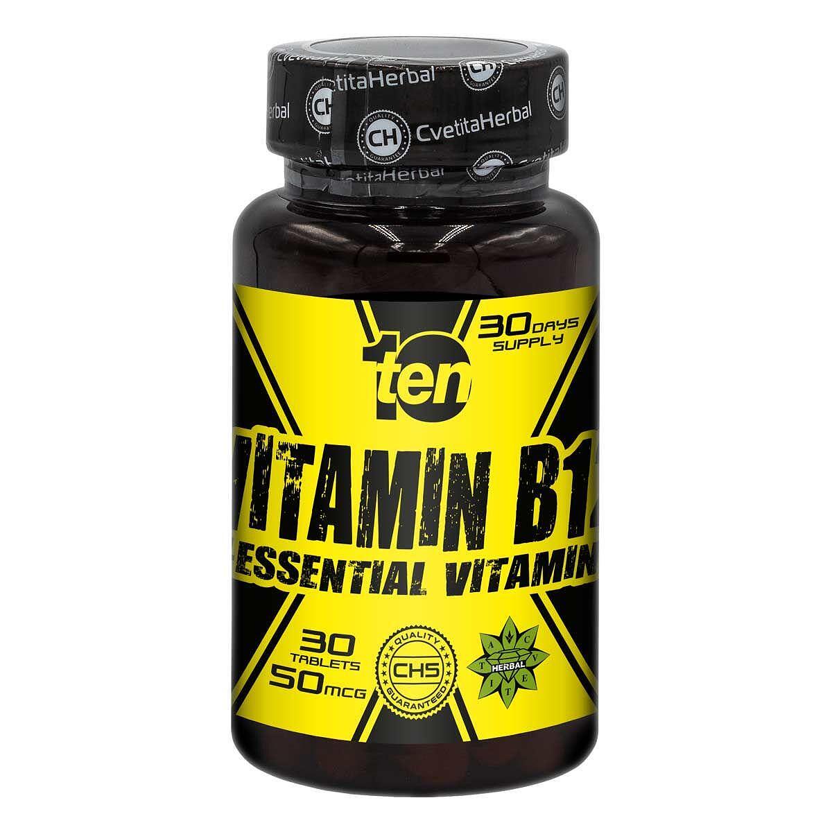 B12-vitamin - 10/ten (30 tabletta x 50mcg)