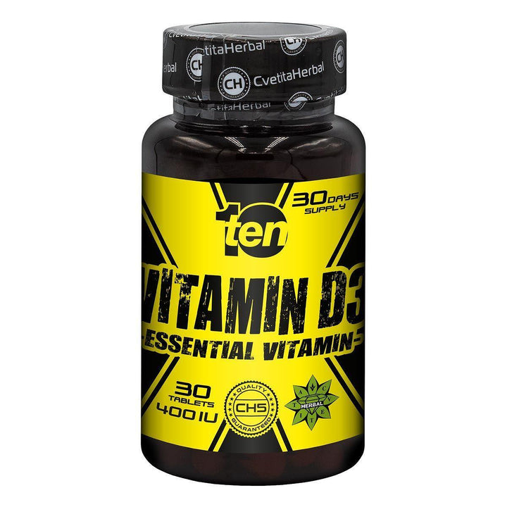 10/ten Vitamin D3 - D3-vitamin - 30 tabletta x 400 IU
