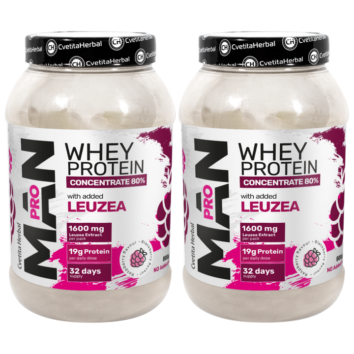 Tejsavó Protein Leuzea és Papaya Enzimekkel - MAN PRO WHEY CONCENTRATE (800 gr)