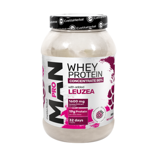 Tejsavó Protein Leuzea és Papaya Enzimekkel - MAN PRO WHEY CONCENTRATE (800 gr)