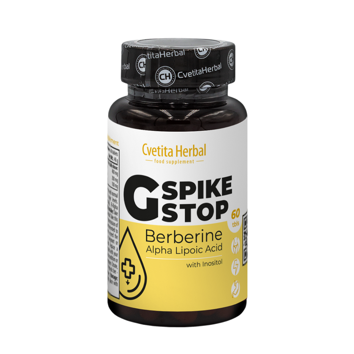 G Spike Stop - Berberin, Inozitol, Alfa Lipoinsav (60 tabletta)