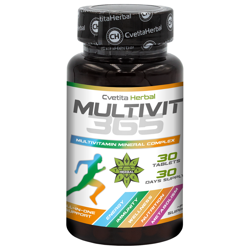 МултиВит 365 - Multivitamin Ásványi Anyag Komplex (30 tabl.)