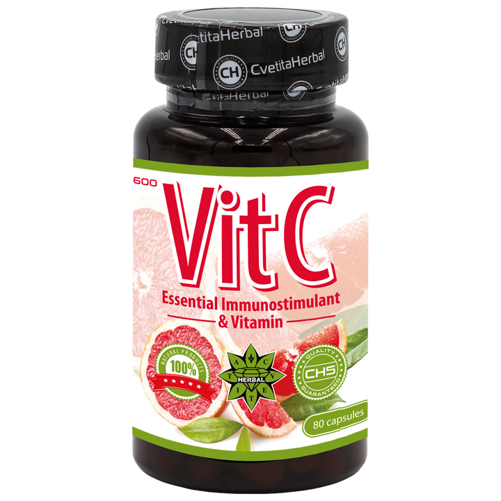 C-vitamin - Vitamin C (30 / 80 kapszula x 600 mg)