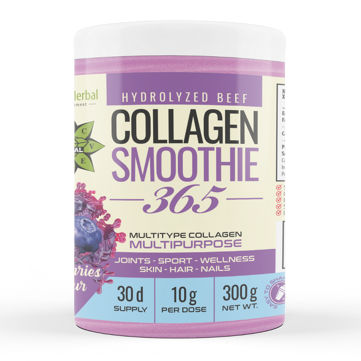 Kollagén Smoothie „Áfonya" – Collagen Smoothie 365 (300 g)