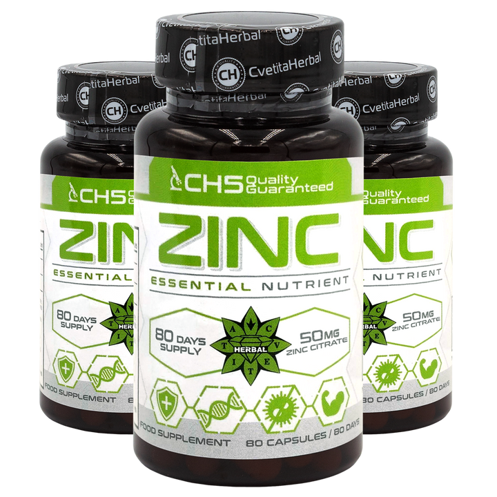 Cink Citrát - Zinc (80 kapszula x 50 mg)