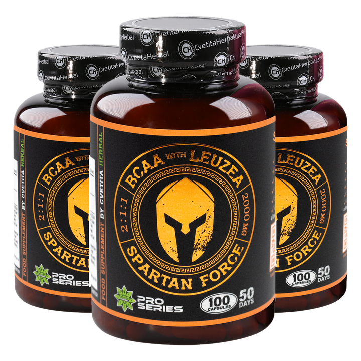 Leuzea és BCAA - Spartan Force (100 kapszula)