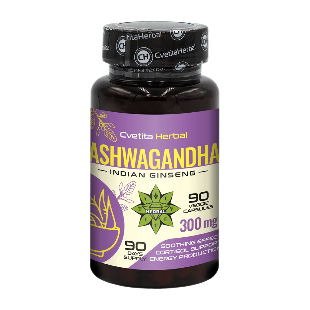 Ashwagandha Kivonat - Növényi (90 kapszula x 300 mg)