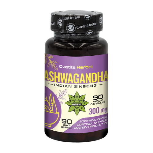 Ashwagandha Kivonat - Növényi (90 kapszula x 300 mg)