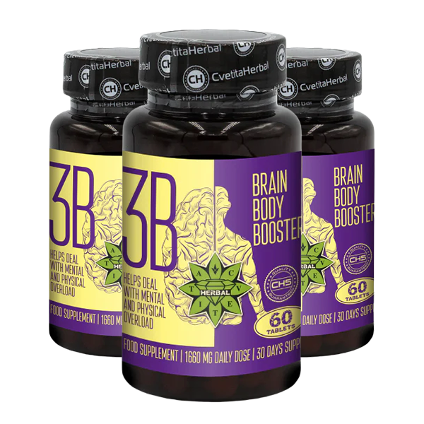 Taurin és Szibériai Ginseng - Brain Body Booster (60 tabletta x 1660 mg)