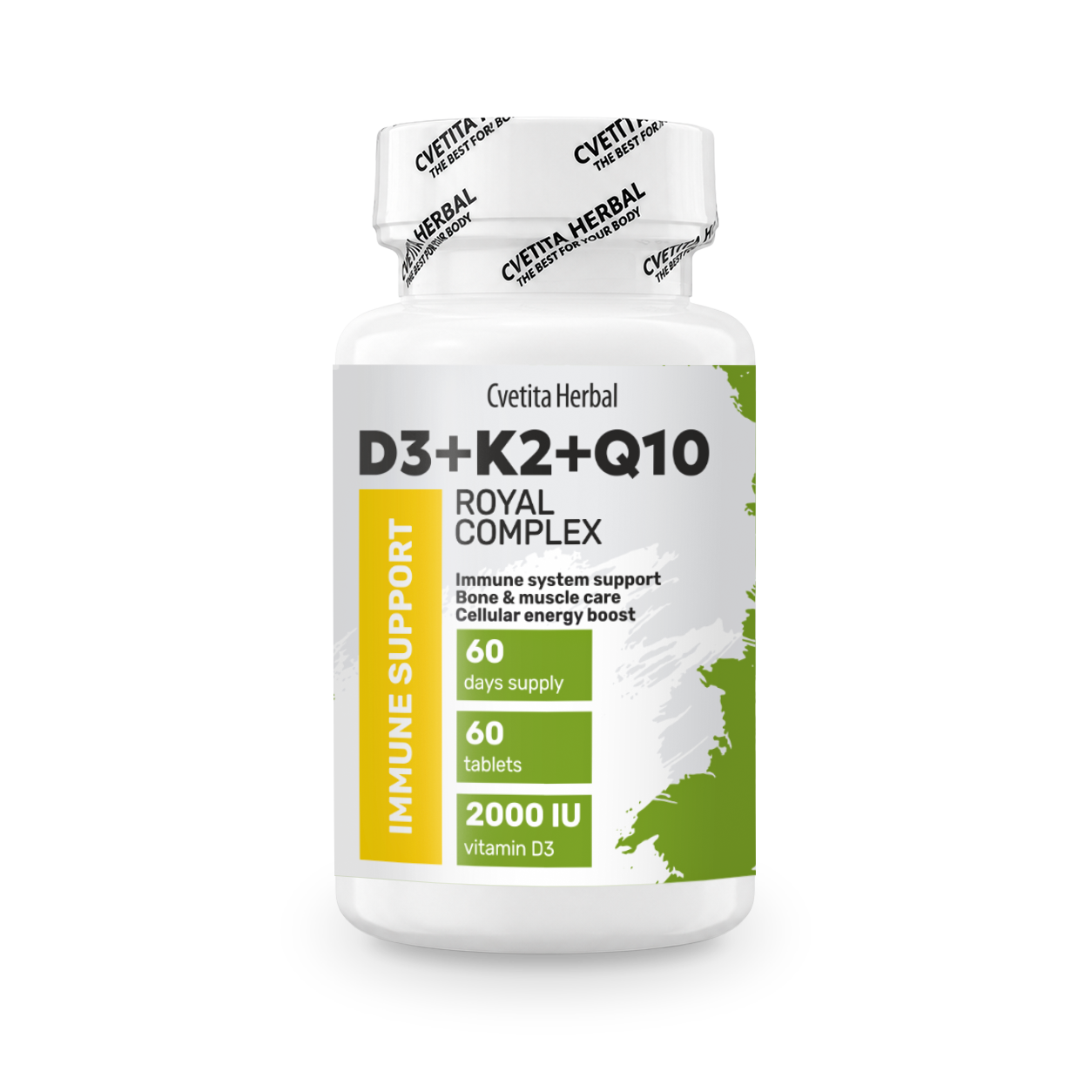 D3 + K2 + Q10 vitamin (60 tabletta)