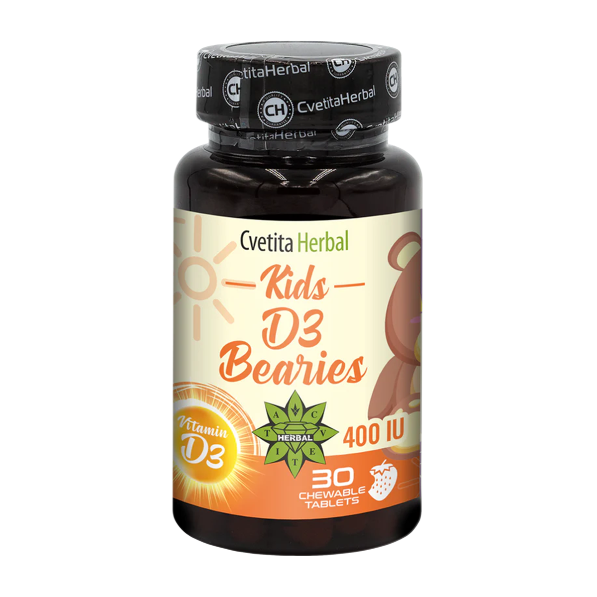 D3 vitamin gyerekeknek - Kids D3 Bearies (30 tabletta x 600 IU)