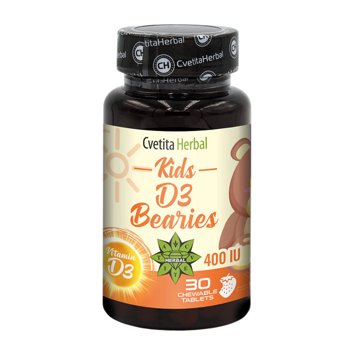 D3 vitamin gyerekeknek - Kids D3 Bearies (30 tabletta x 600 IU)