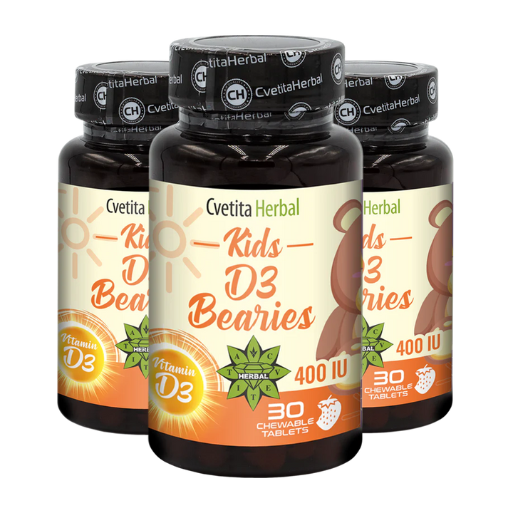 D3 vitamin gyerekeknek - Kids D3 Bearies (30 tabletta x 600 IU)