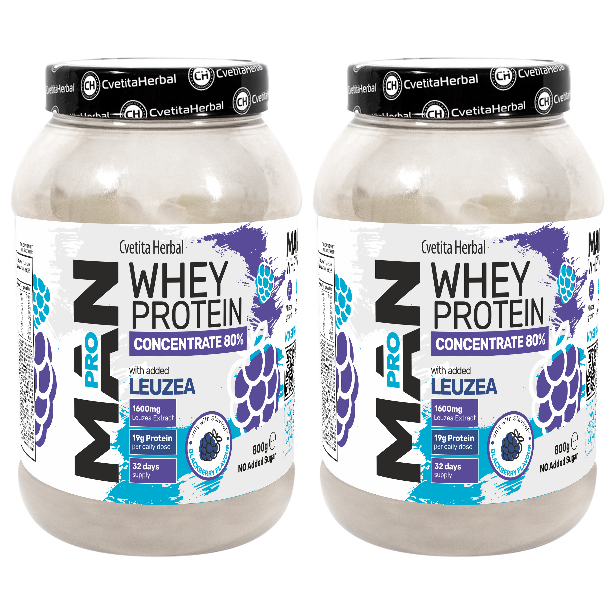 Tejsavó Protein Leuzea és Papaya Enzimekkel - MAN PRO WHEY CONCENTRATE (800 gr)