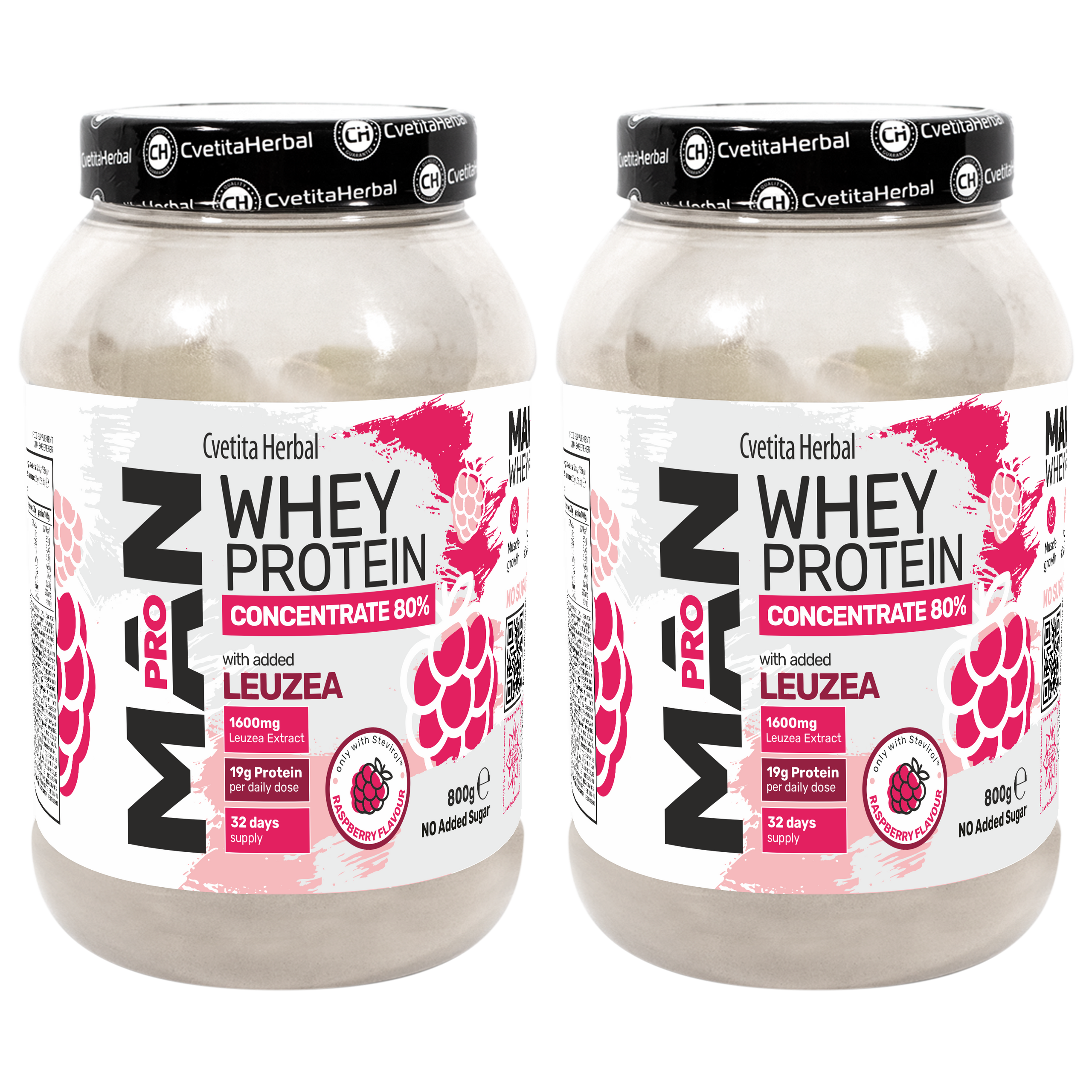 Tejsavó Protein Leuzea és Papaya Enzimekkel - MAN PRO WHEY CONCENTRATE (800 gr)