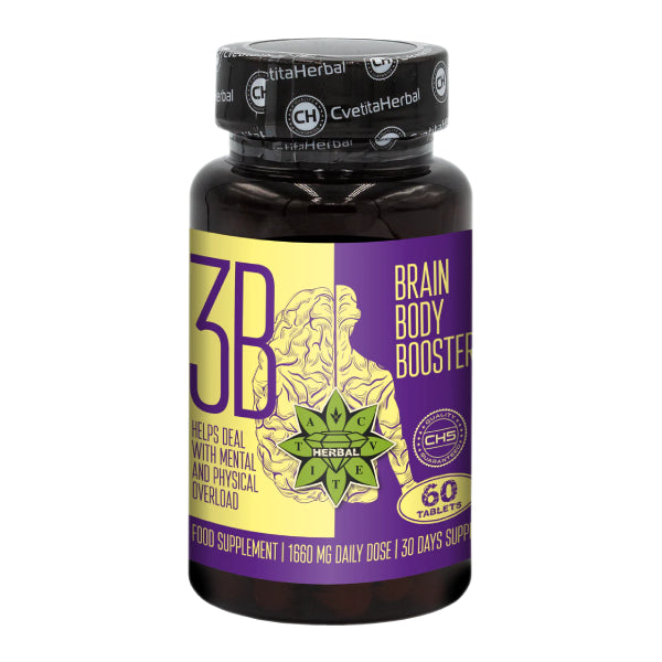 Taurin és Szibériai Ginseng - Brain Body Booster (60 tabletta x 1660 mg)