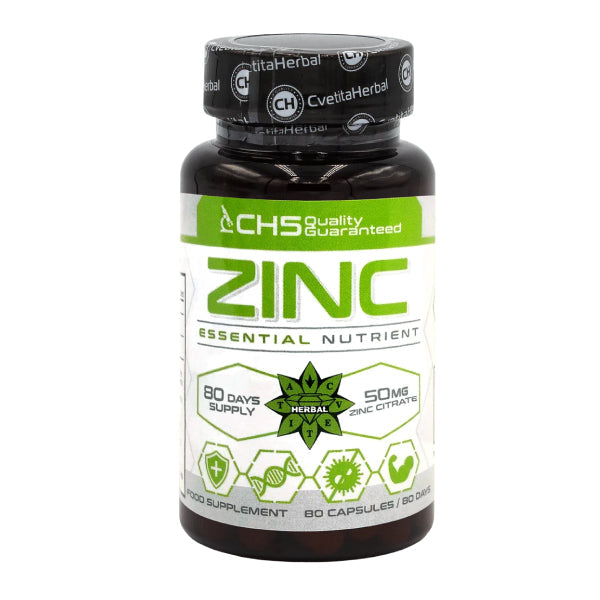 Cink Citrát - Zinc (80 kapszula x 50 mg)