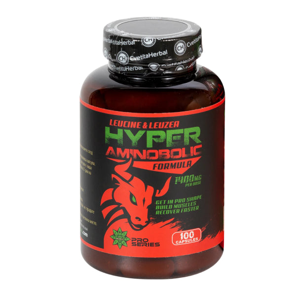 Leucin és Leuzea - Hyper Aminobolic (100 kapszula)