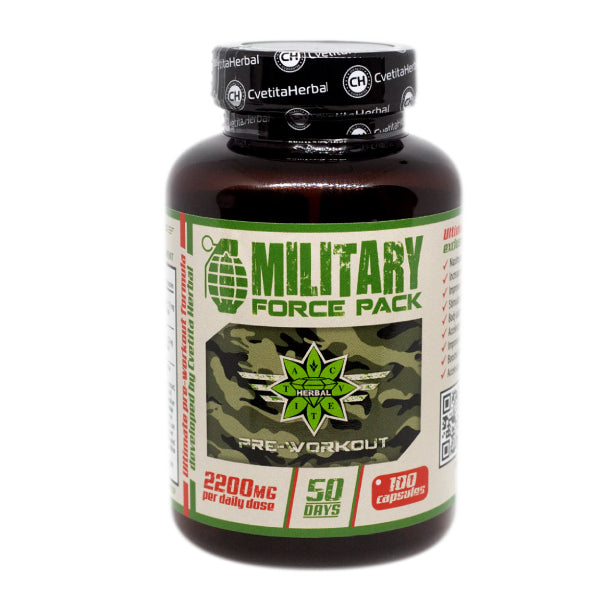 Gyógynövények és Aminosavak - Military Force Pack (100 caps. x 1100 mg)