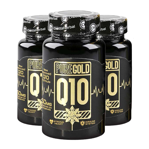 Koenzim Q10 Vegetáriánus – Pure Gold Q10 (60 kapszula)