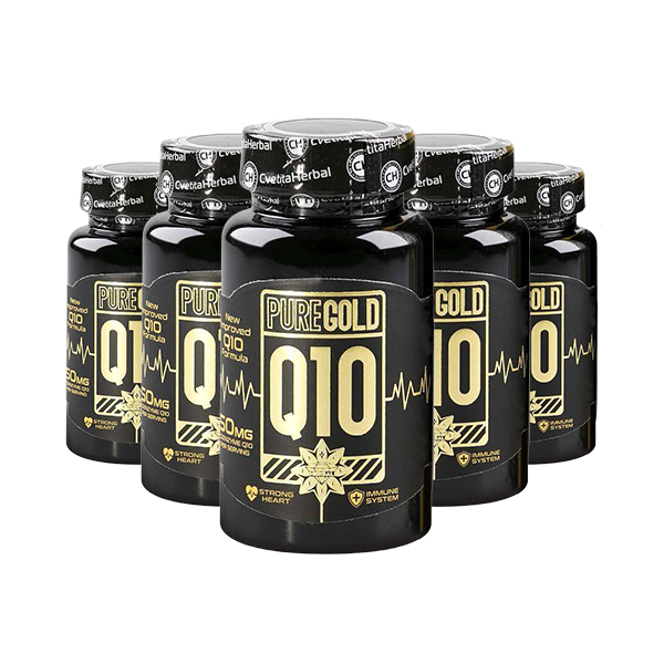Koenzim Q10 Vegetáriánus – Pure Gold Q10 (60 kapszula)