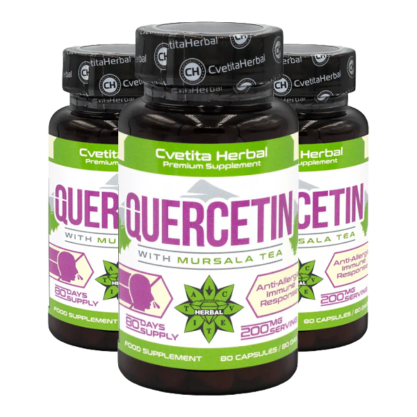 Quercetin és Mursalszki Tea (80 kapszula x 200 mg)