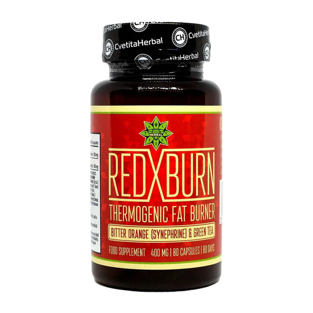 Keserű Narancs és Zöld Tea Kivonat – Red X Burn (80 kapszula × 400 mg)