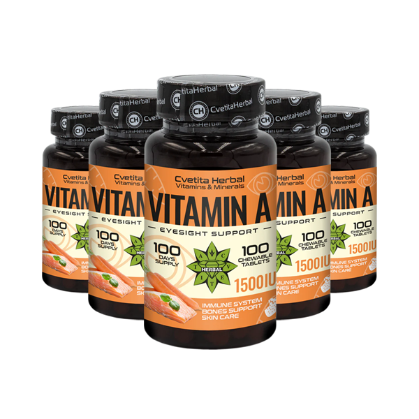 A-vitamin - Rágótabletta (100 tabletta 1500 IU)