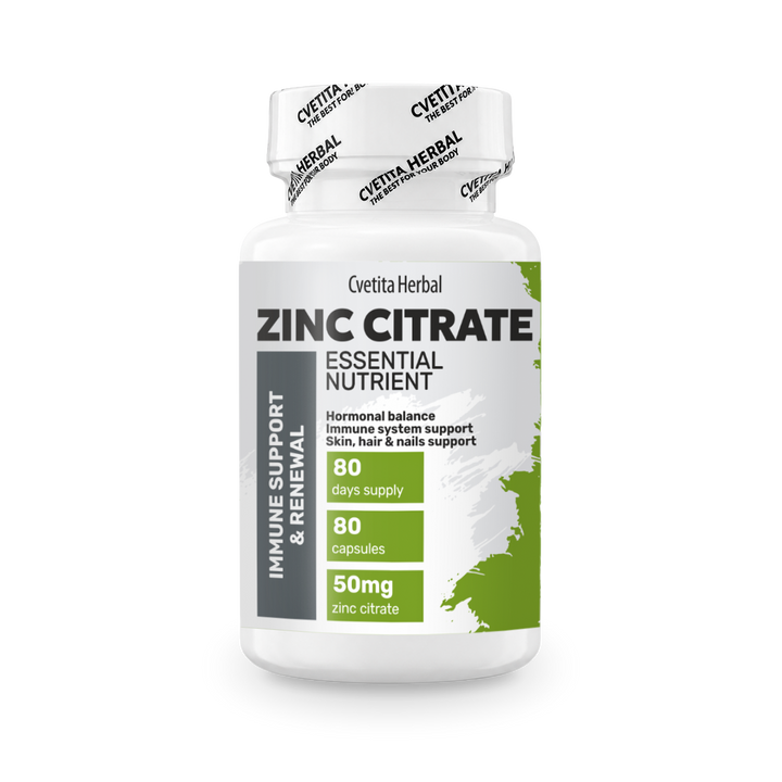 Cink Citrát - Zinc (80 kapszula x 50 mg)