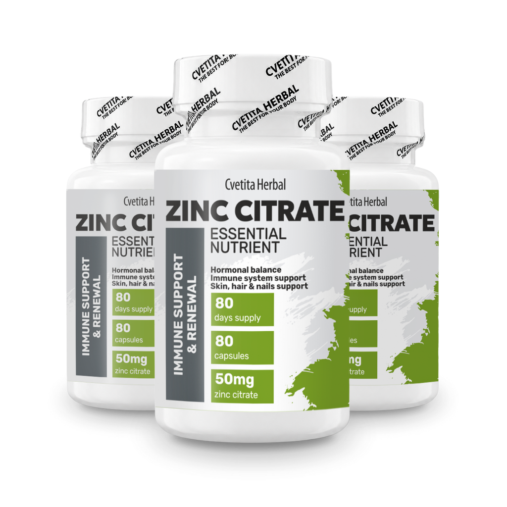 Cink Citrát - Zinc (80 kapszula x 50 mg)