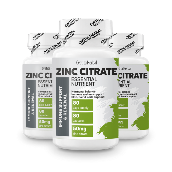 Cink Citrát - Zinc (80 kapszula x 50 mg)