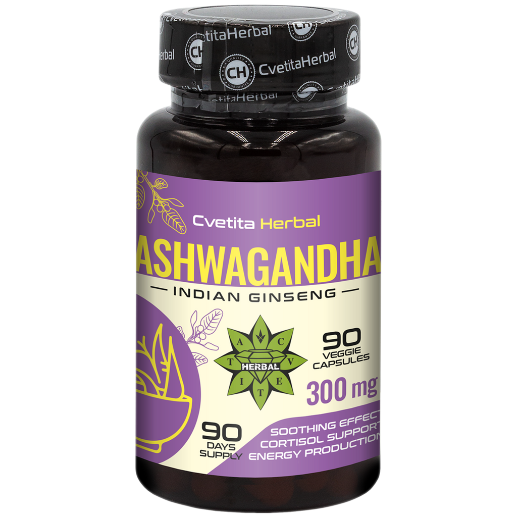 Ashwagandha Kivonat - Növényi (90 kapszula x 300 mg)