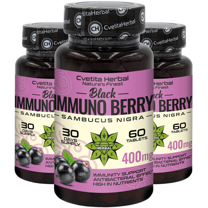 Fekete Bodza Kivonat - Black Immuno Berry (60 tabletta)