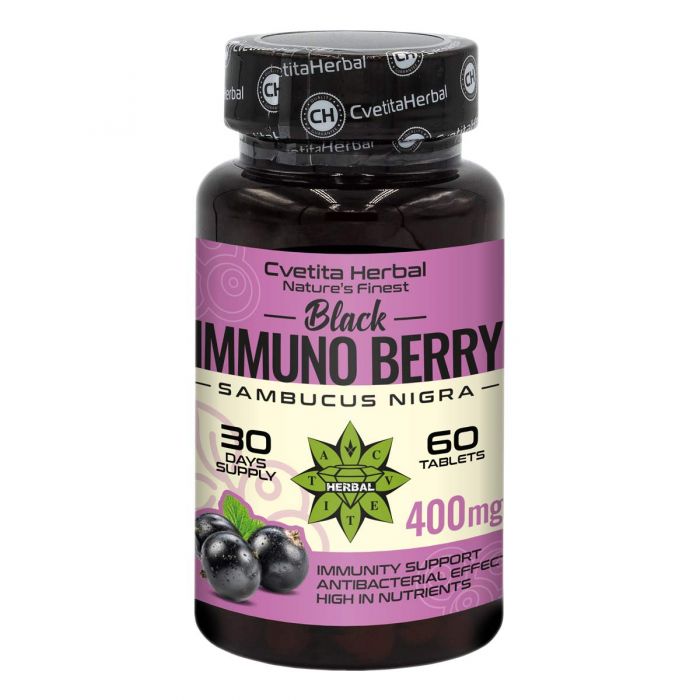 Fekete Bodza Kivonat - Black Immuno Berry (60 tabletta)