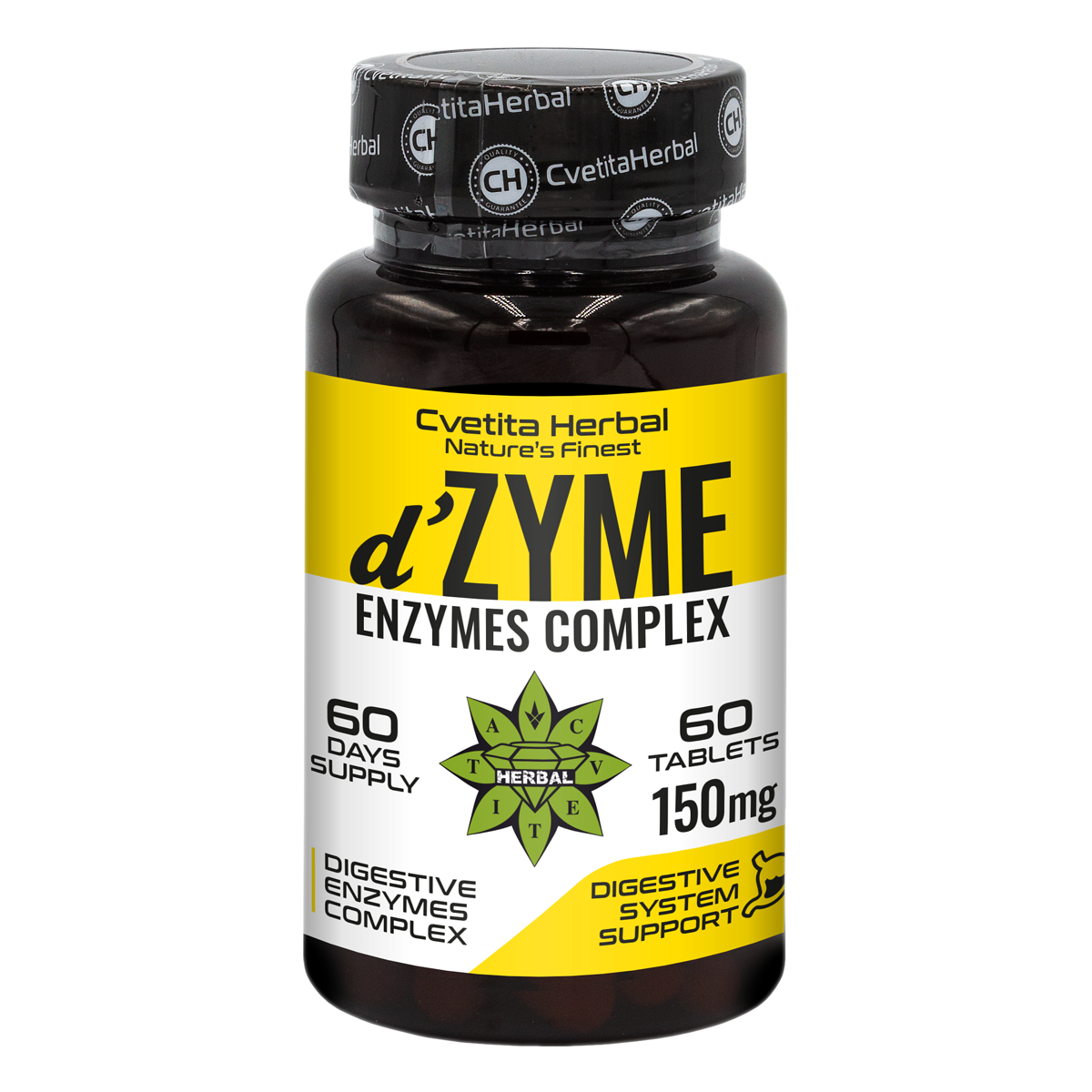Multienzimes Komplex DeyZim - d'Zyme (60 tabl. x 150 mg)