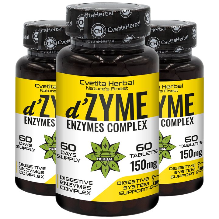 Multienzimes Komplex DeyZim - d'Zyme (60 tabl. x 150 mg)