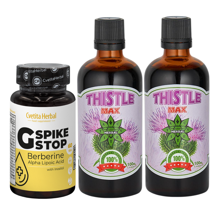 MÁJEGÉSZSÉG: G SPIKE STOP 60 tabl. + THISTLE MAX 100ml.