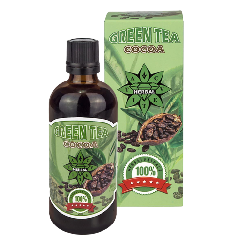 Zöld Tea és Kakaó - Folyékony Kivonat (100 ml)