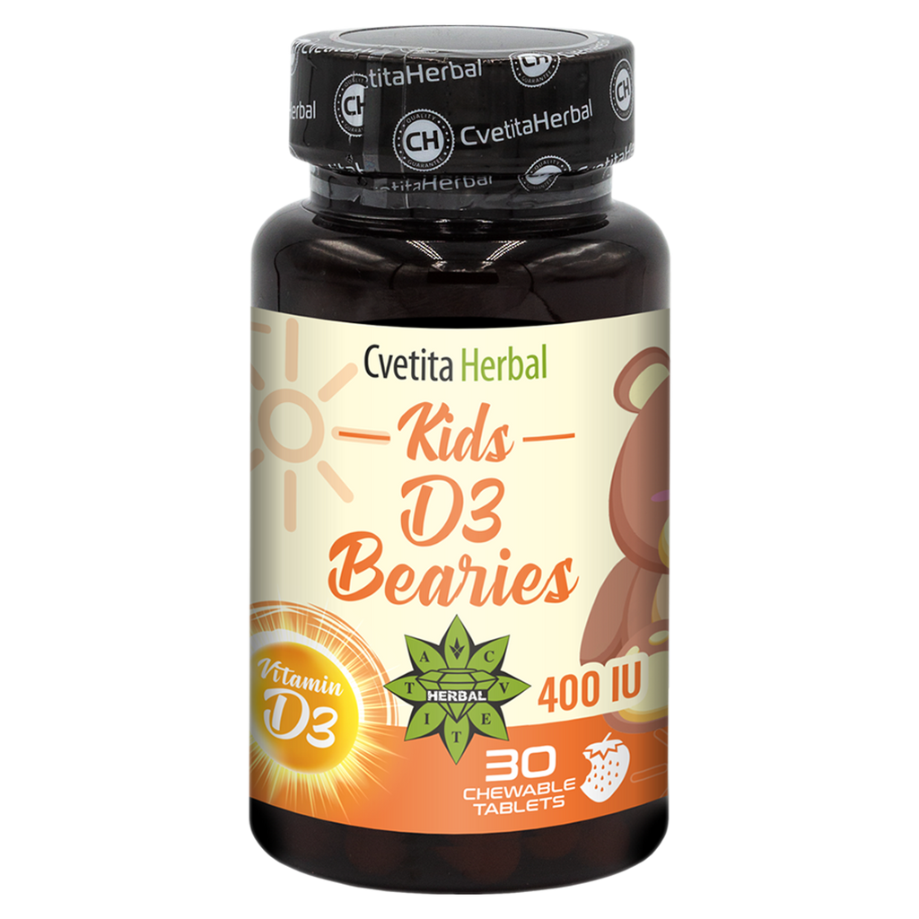 D3 vitamin gyerekeknek - Kids D3 Bearies (30 tabletta x 600 IU)