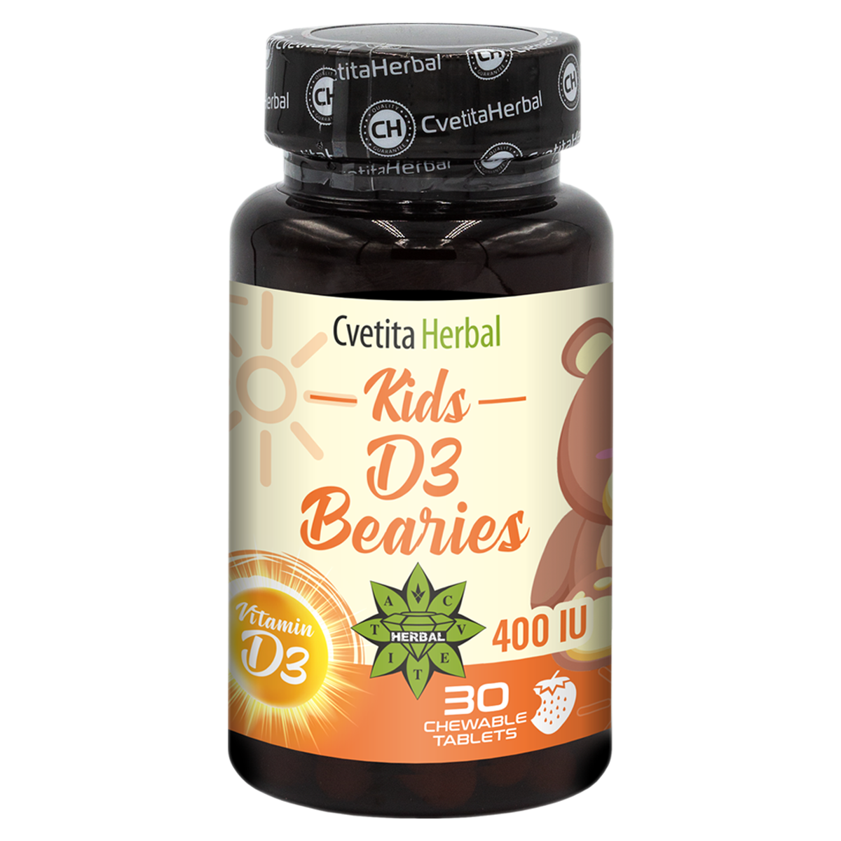 D3 vitamin gyerekeknek - Kids D3 Bearies (30 tabletta x 600 IU)
