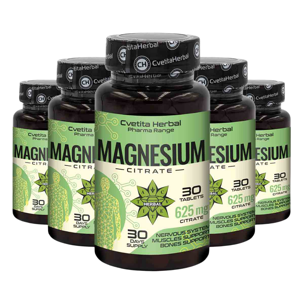 Magnézium-citrát 625mg - Magnesium Citrate - 30 tabletta