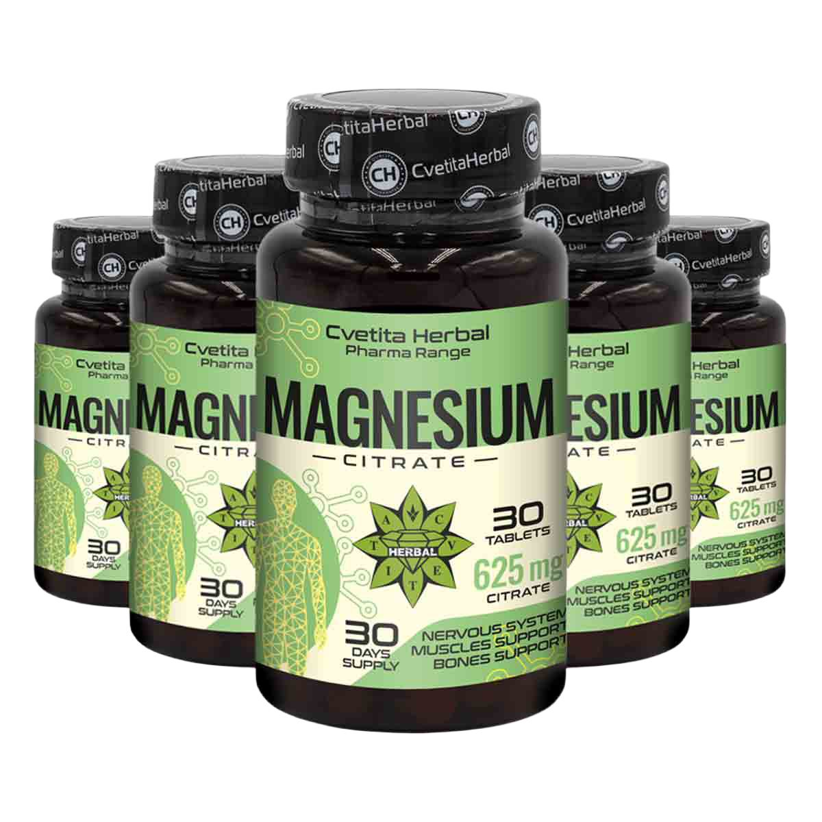 Magnézium-citrát 625mg - Magnesium Citrate - 30 tabletta