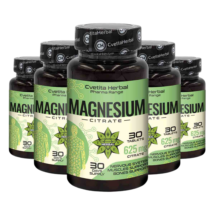 Magnézium-citrát 625mg - Magnesium Citrate - 30 tabletta