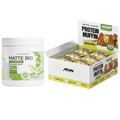 Matte Bio (BIO MATCHA LATTE) + Doboz pisztácia ízű fehérjés muffin MHN