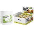Matte Bio (BIO MATCHA LATTE) + Doboz pisztácia ízű fehérjés muffin MHN