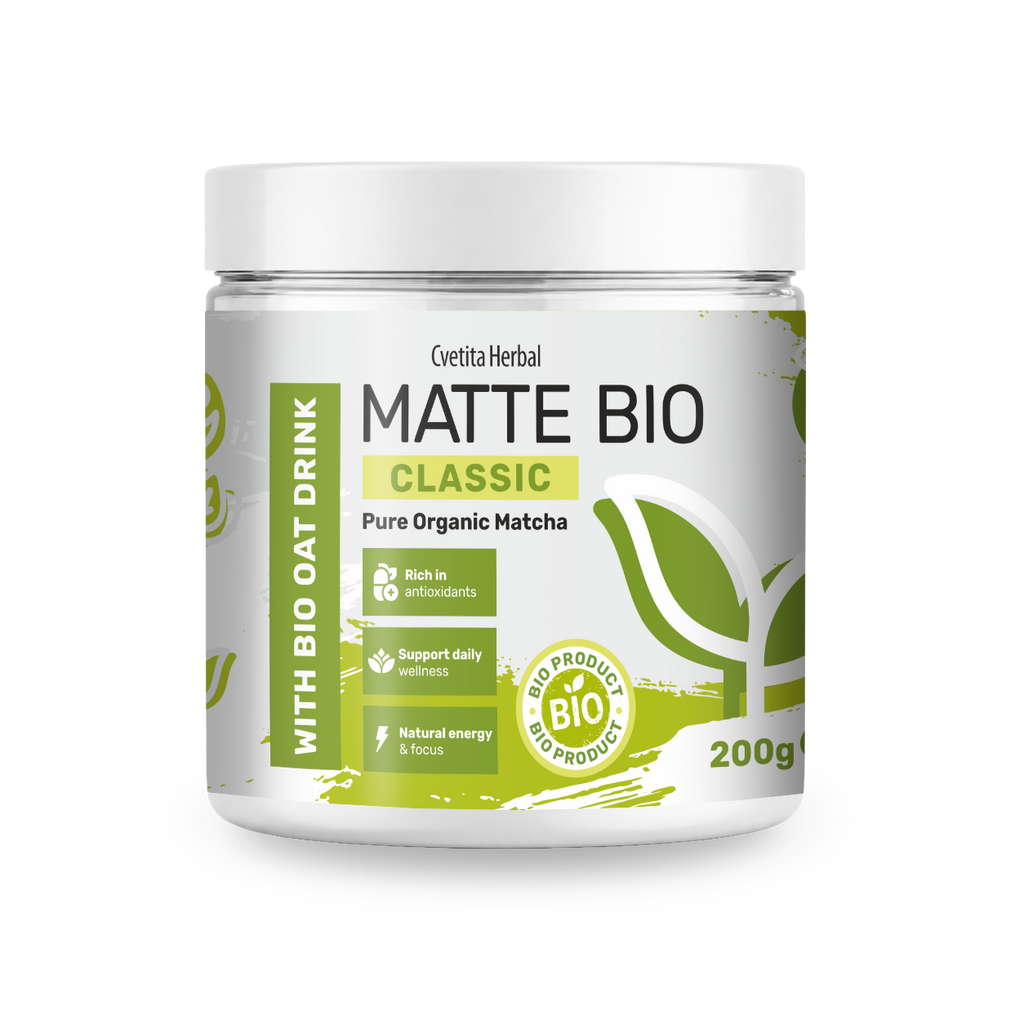 Matte Bio Classic - bio matcha por 200 g a Cvetita Herbaltól