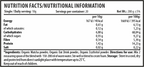 MATTE BIO CLASSIC - Nutrition facts / Nutritional information