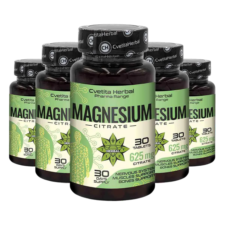 Magnézium-citrát 625mg - Magnesium Citrate - 30 tabletta